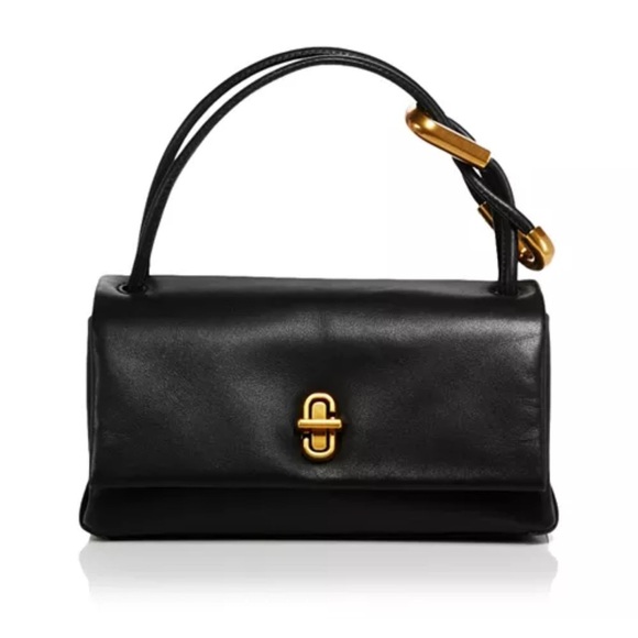 MARC JACOBS The Mini Dual Bag Black/Gold - Picture 9 of 13
